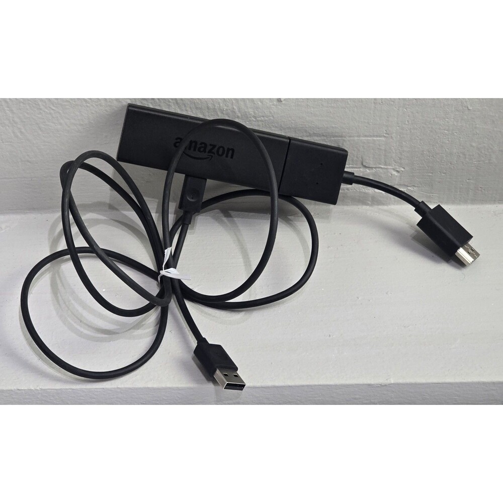 Amazon Fire TV Stick Streaming Device With Ethernet Adapter Dongle 2 Piece Set